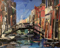 André Didier Dana Collage auf Leinwand Signiert, Venedig Figuration Zeitgenössische Kunst