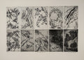 Gisèle Celan-Lestrange Radierung, 1966, meditative, poetische, minimalistische Kunst,