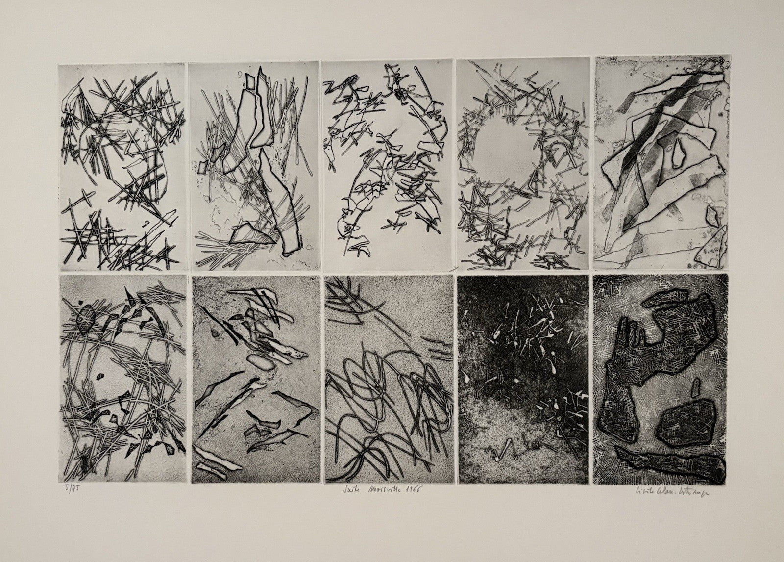 Gisèle Celan-Lestrange, Gravure, 1966