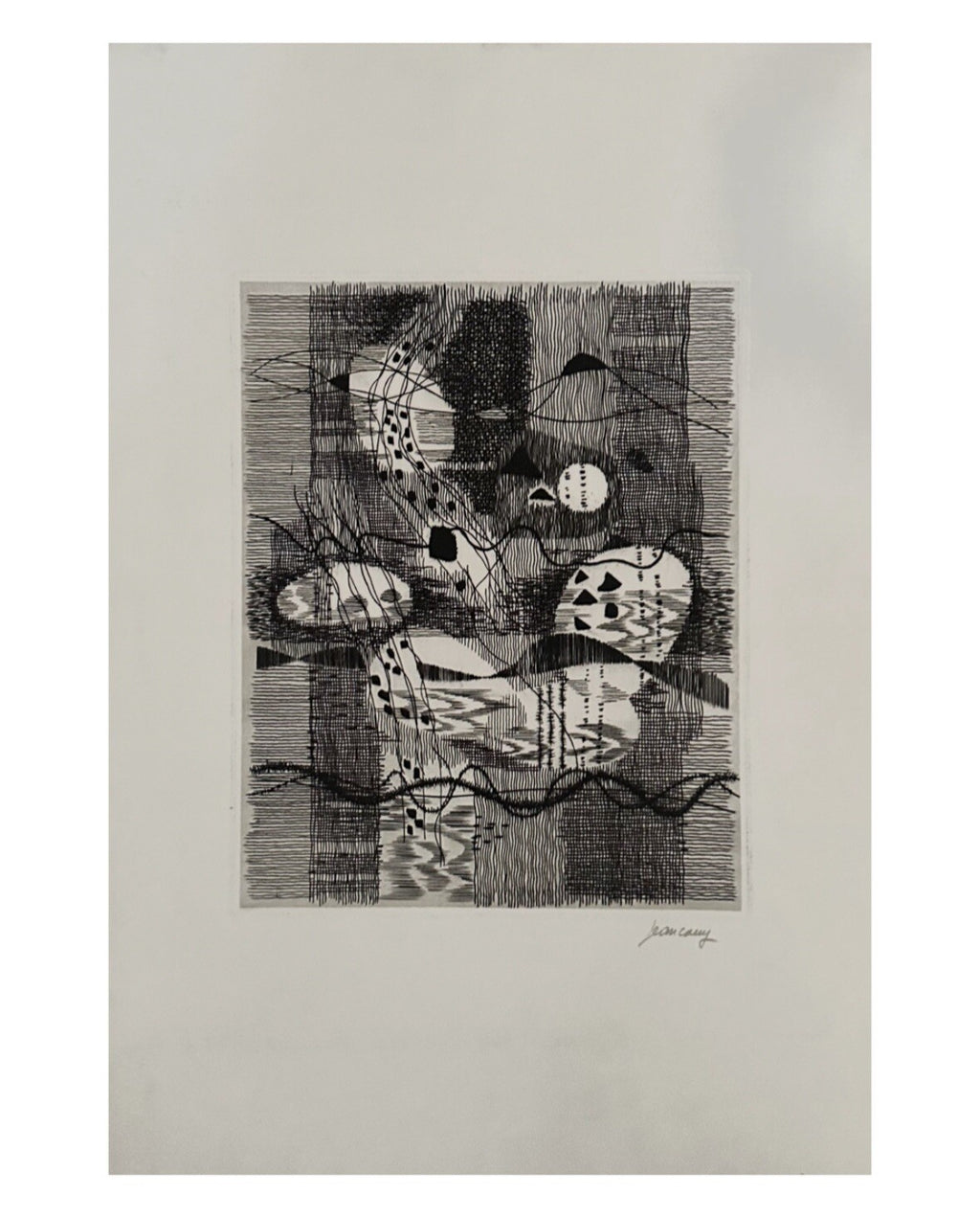 Jean Couy, Gravure originale, 1983