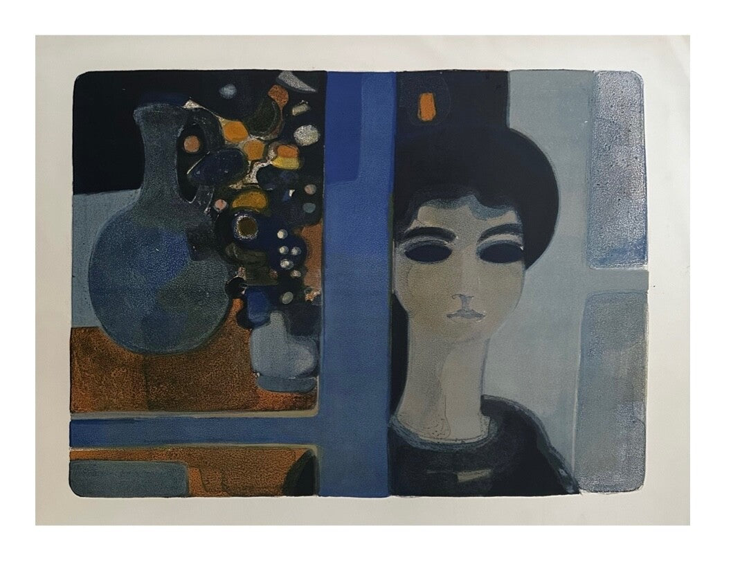 André Minaux, Lithographie originale, 1970