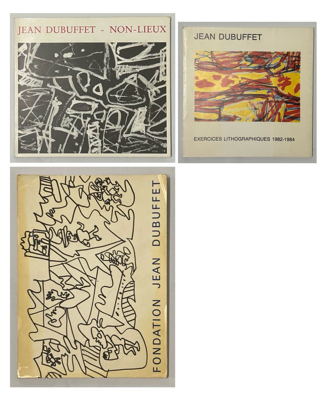Jean Dubuffet - 28 Werke Dokumentation/Illustration/Hourloupe/Pace Gallery NY