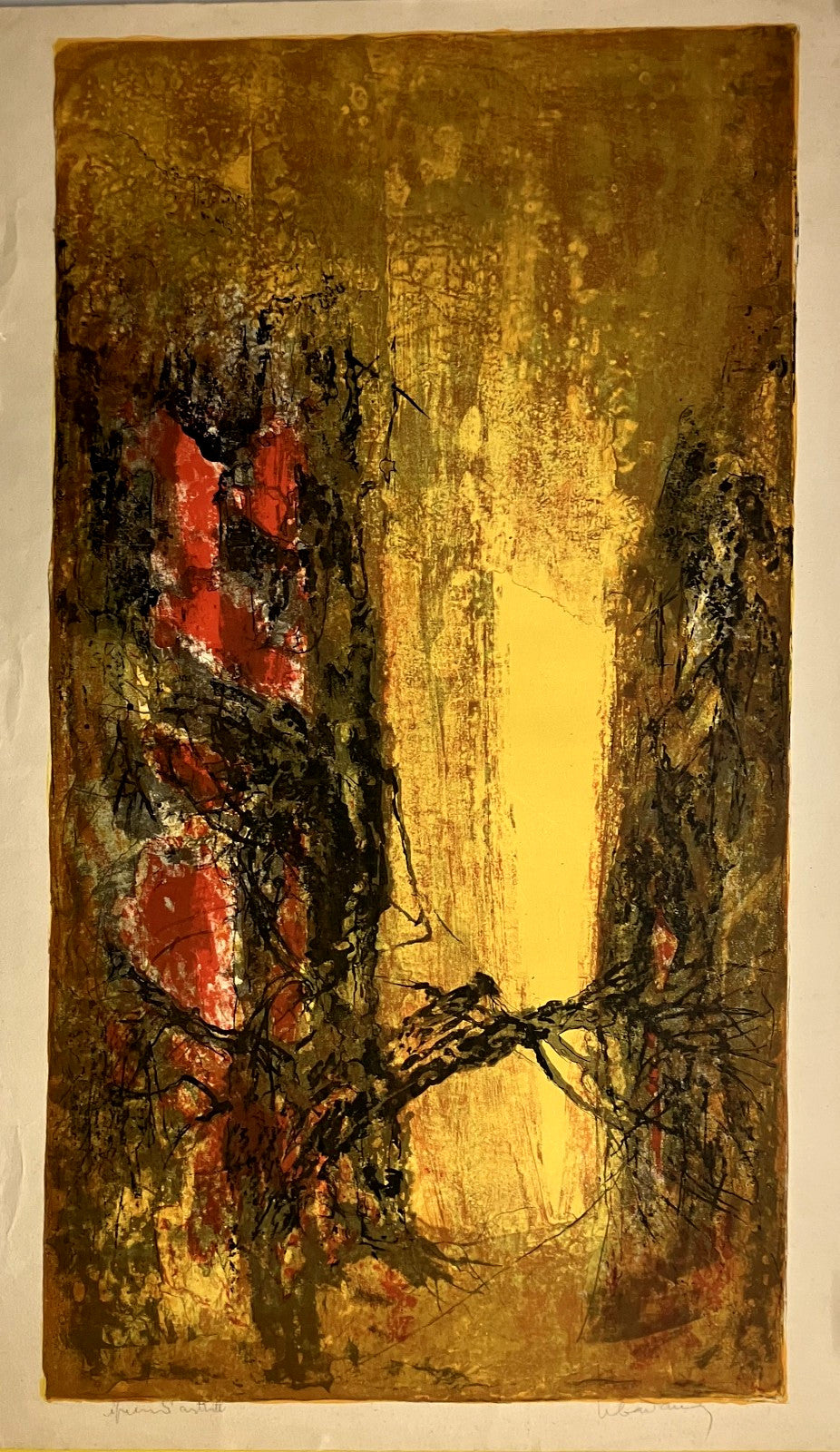 Lebadang, Lithographie originale, 1970