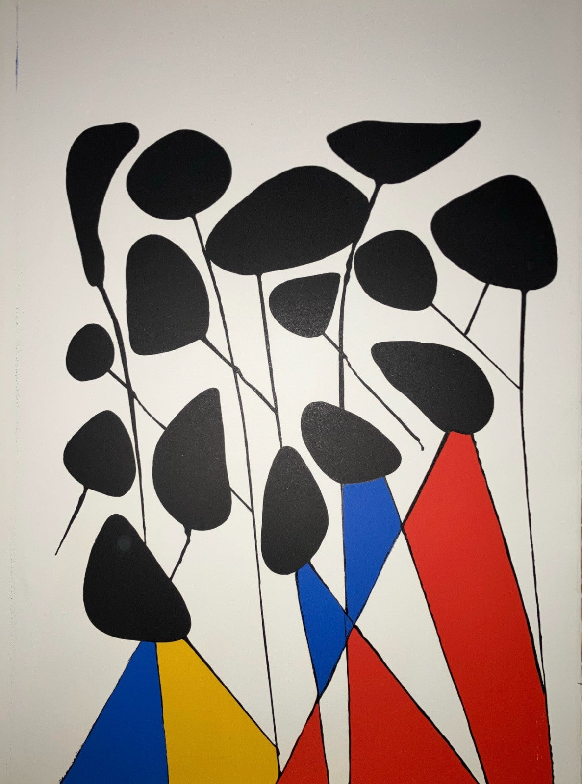 Alexander Calder Lithographie originale Arches abstraction moderne art cinétique
