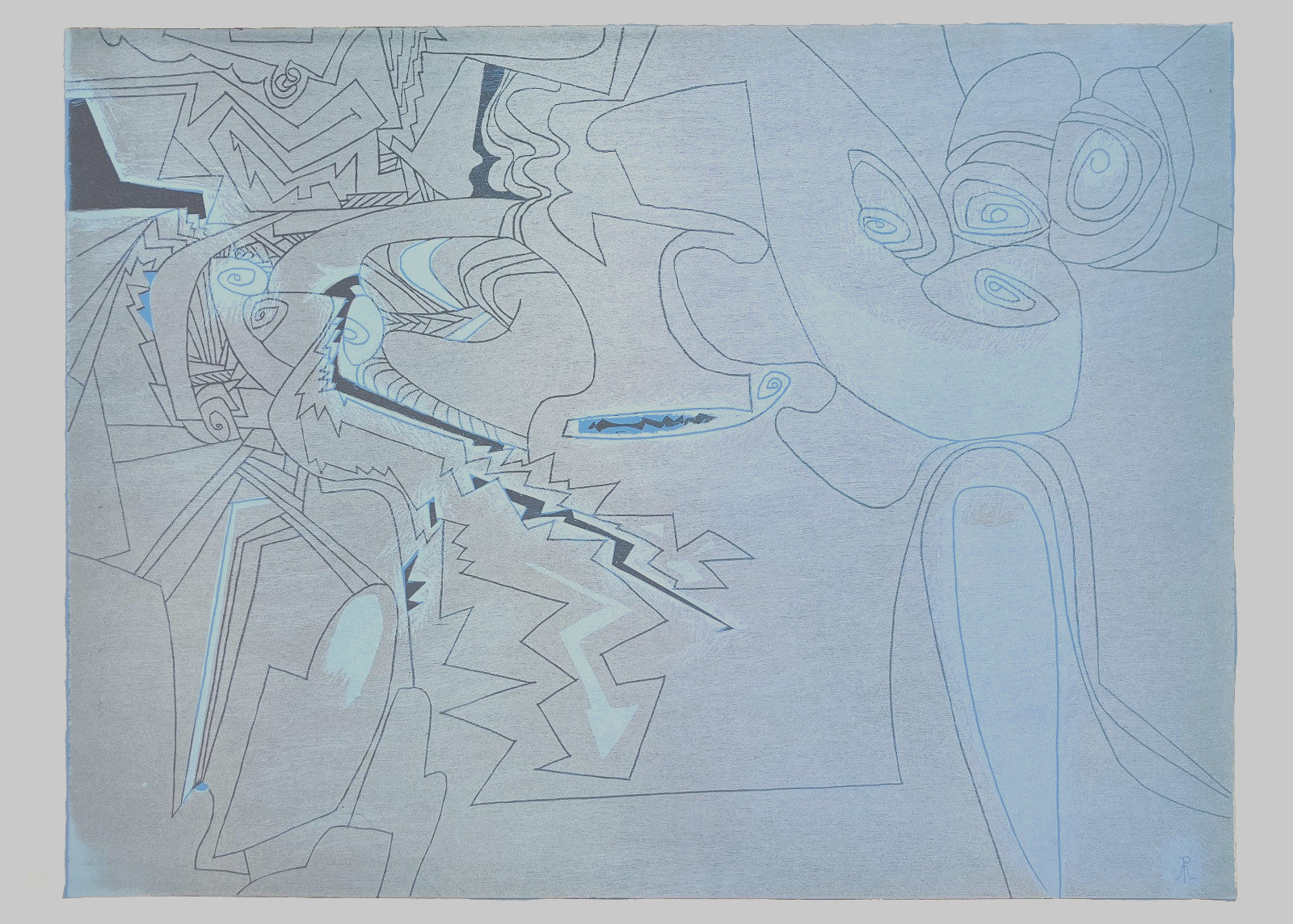 Robert Müller, Gravure originale, 1972