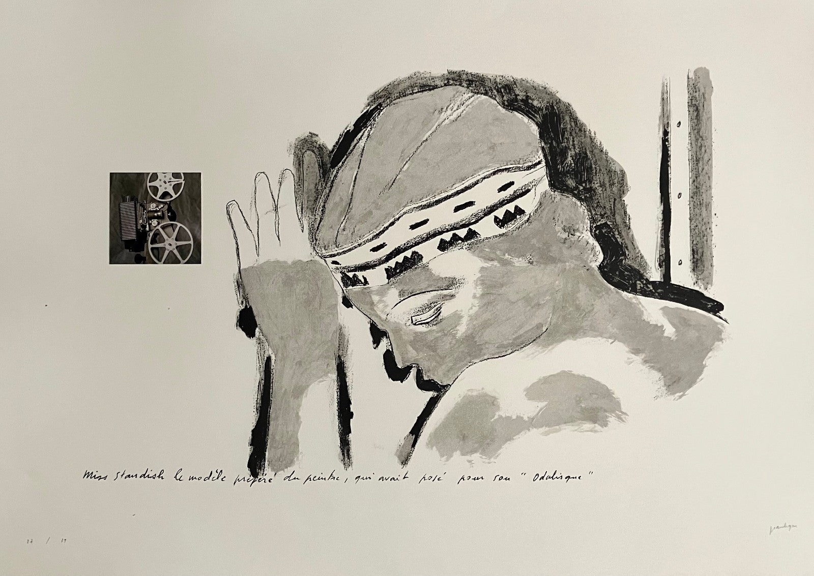 Jean Le Gac, Lithographie originale, 1980