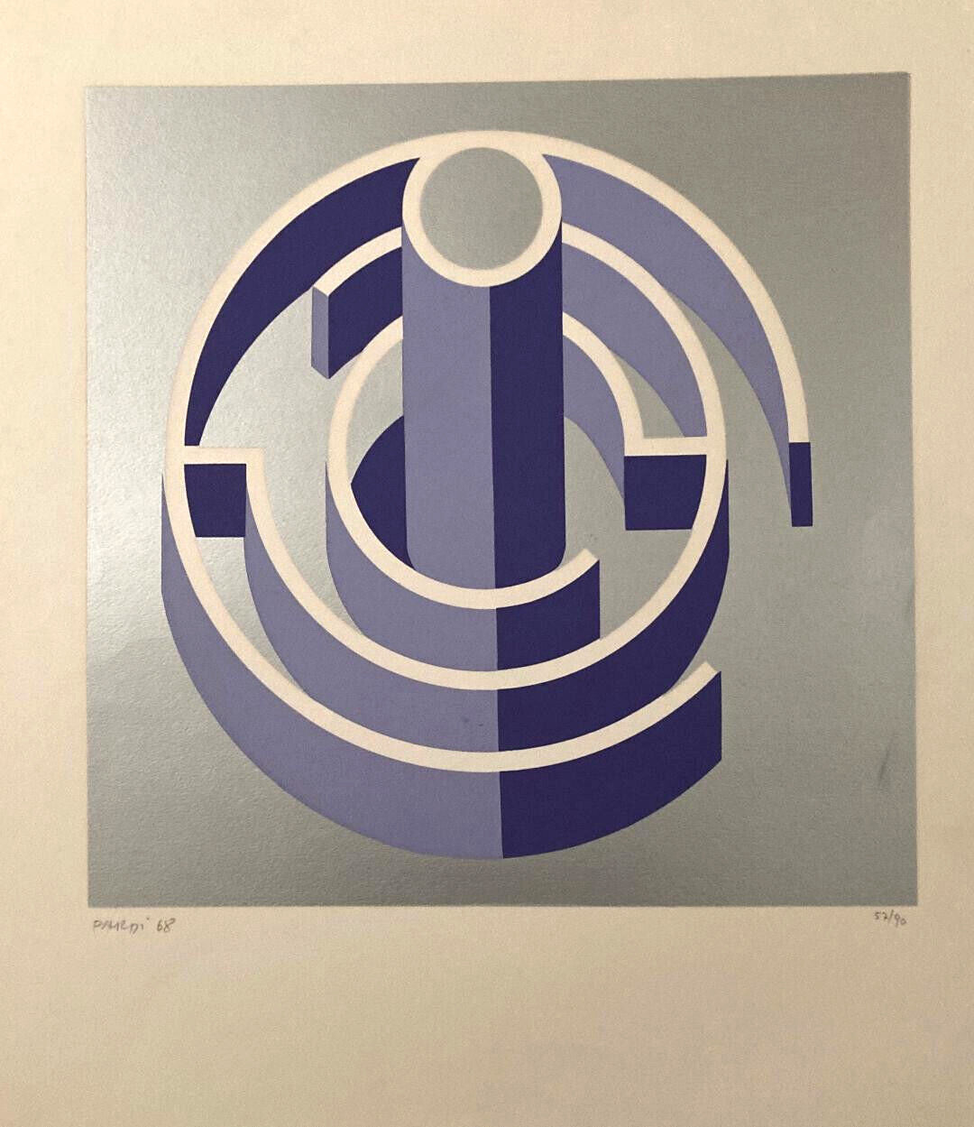 Gianfranco Pardi, Sérigraphie, 1980