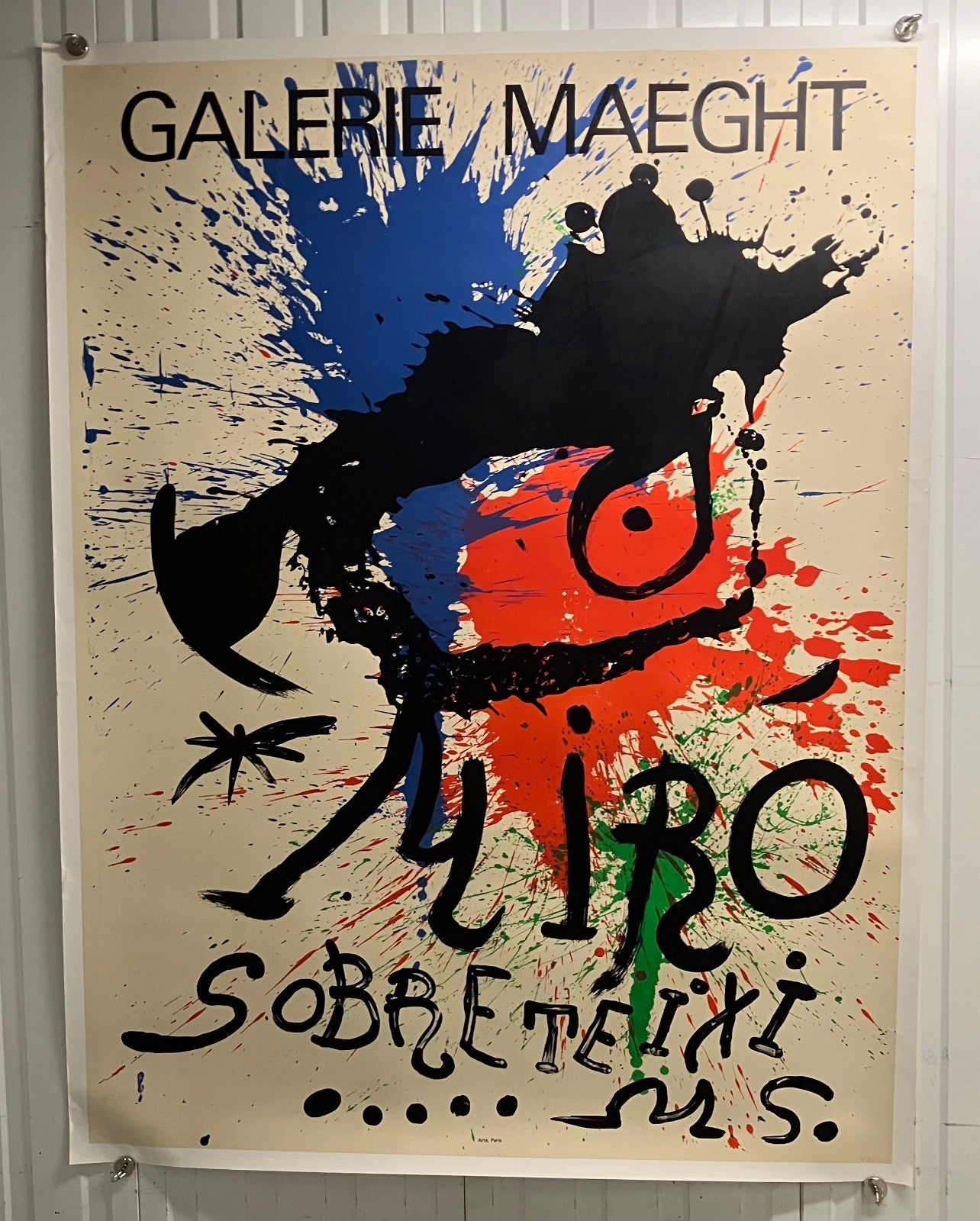 Joan Miró, Affiche originale, 1970