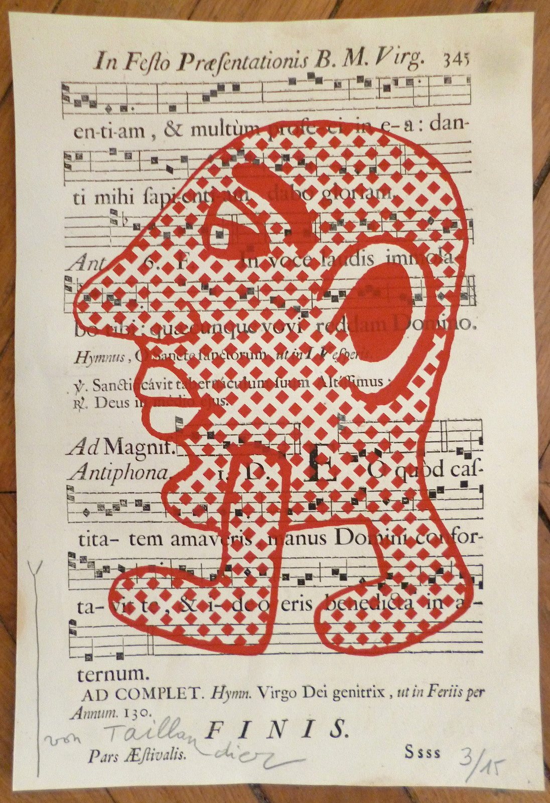 Yvon Taillandier, Sérigraphie, 1990