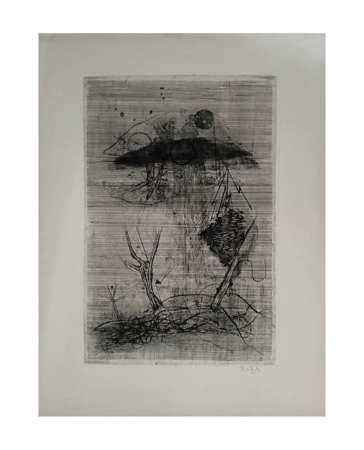 Johnny Friedlaender, Gravure, 1960