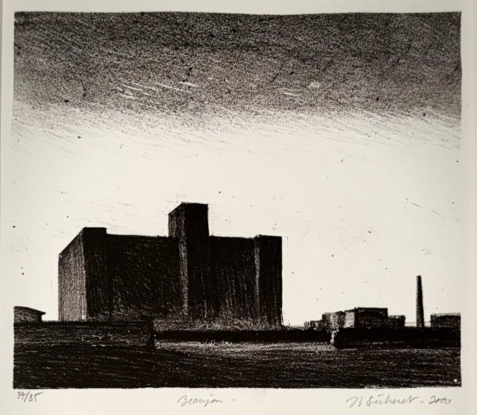 Jean-Baptiste Sécheret, Lithographie, 2000