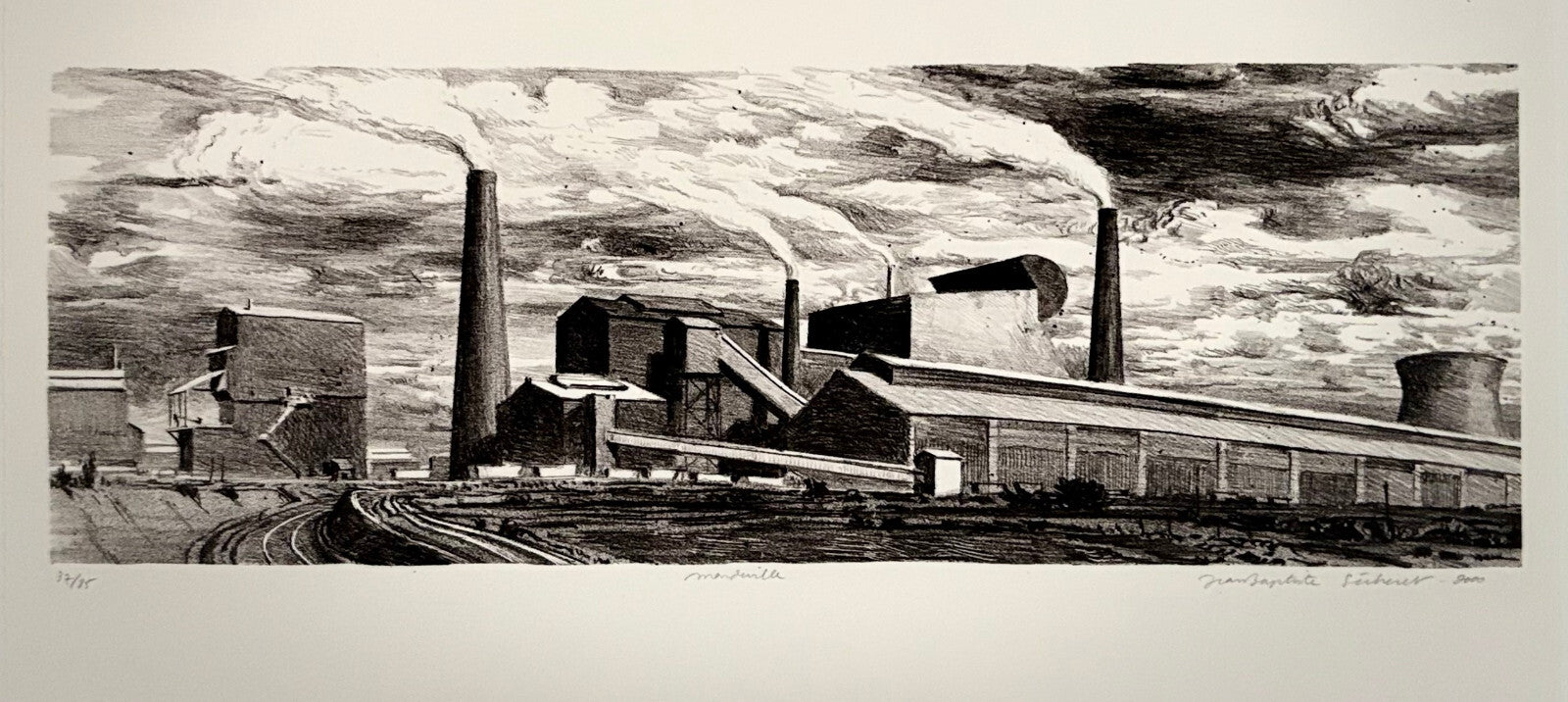 Jean-Baptiste Sécheret, Lithographie, 1980