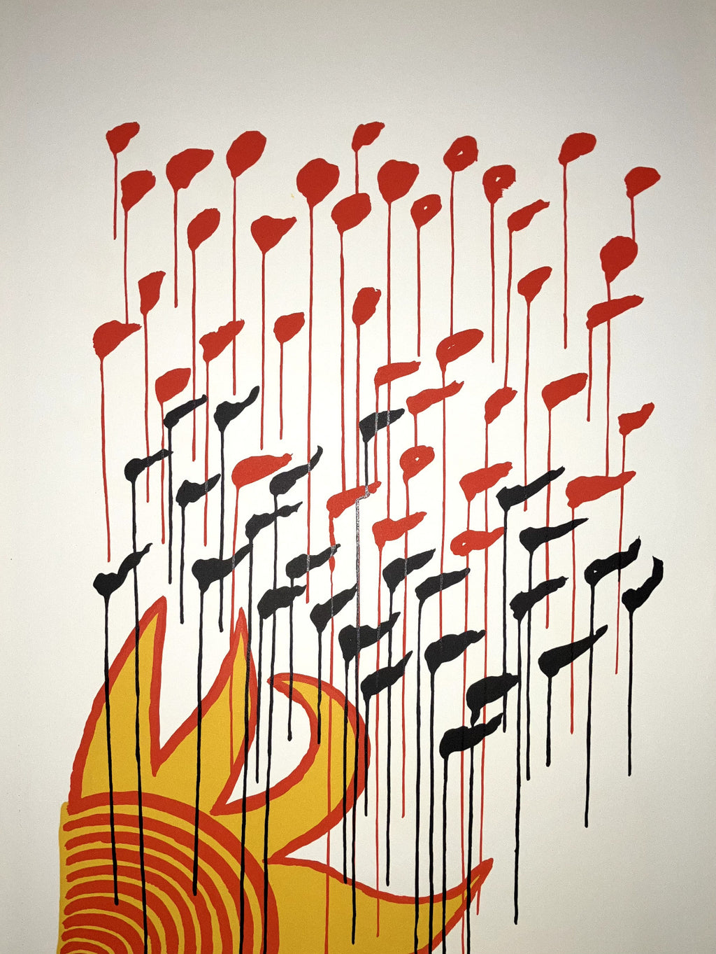 Alexander Calder Lithographie originale Arches abstraction moderne art cinétique