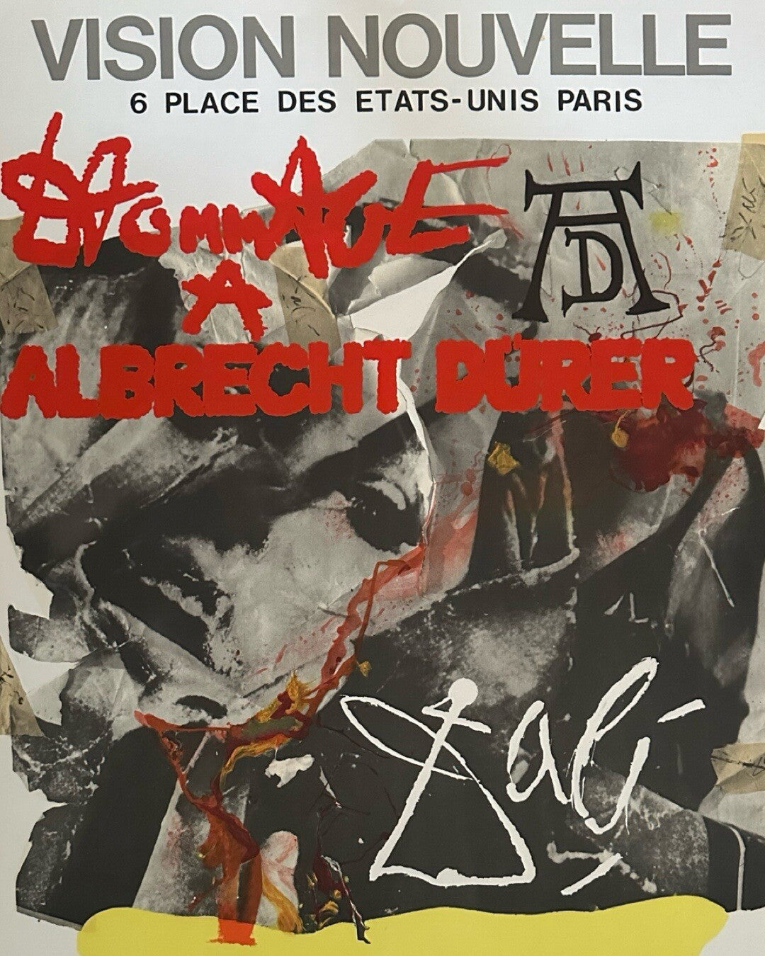 Salvador Dalí, Affiche originale, lithographie, 1970