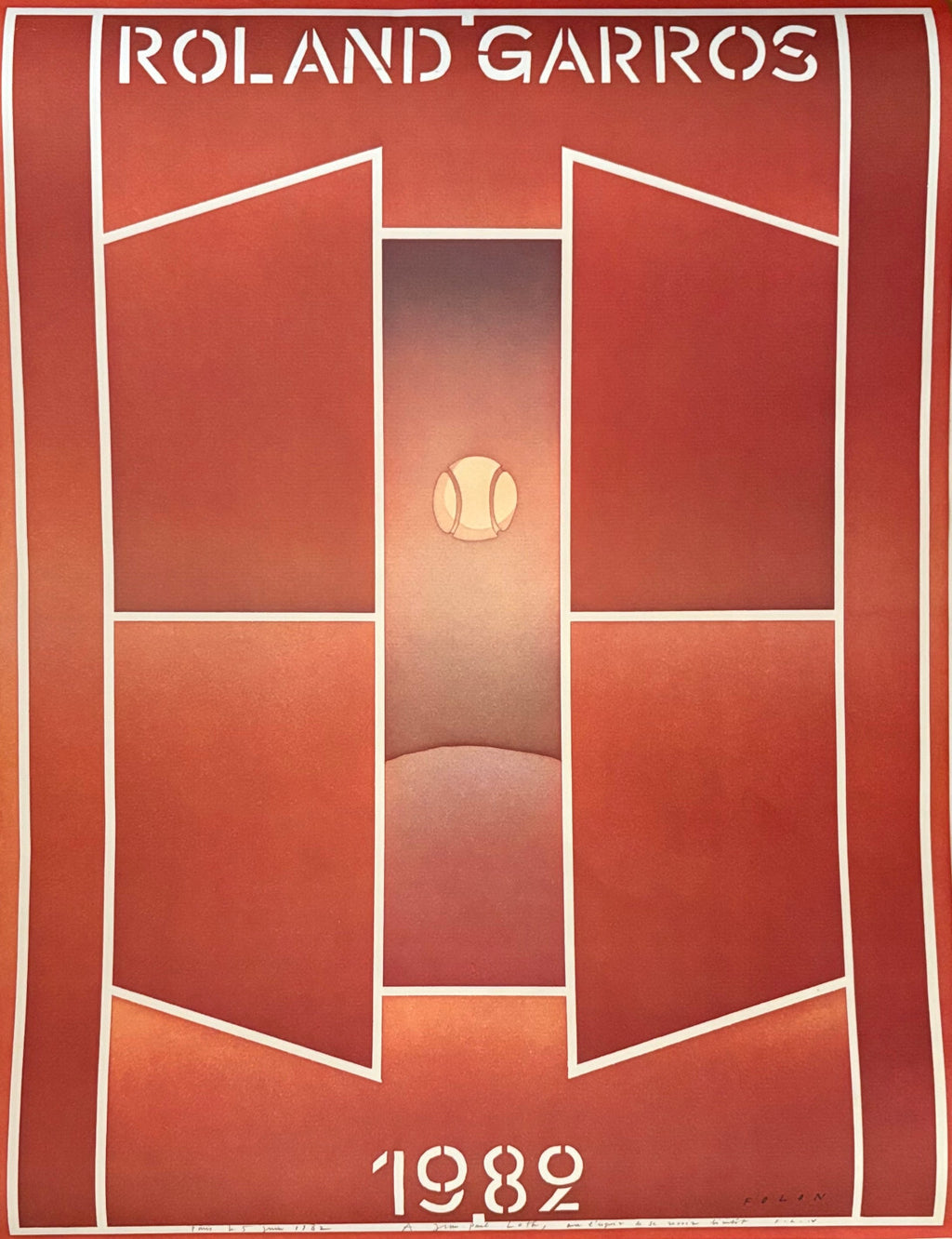 Jean-Michel Folon, Affiche, lithographie, 1982