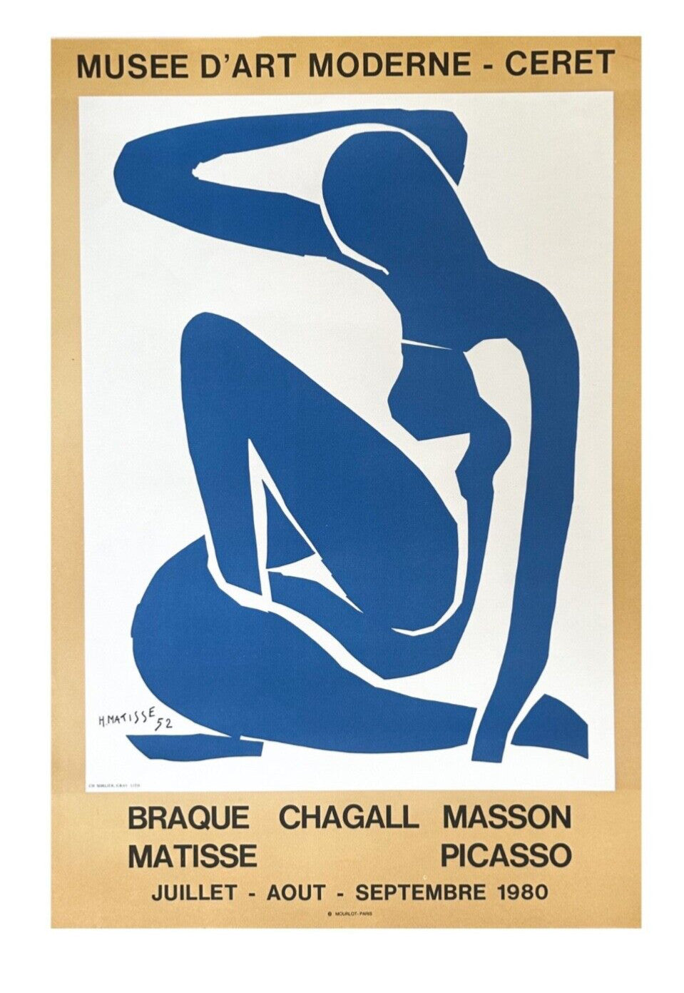 Henri Matisse, Affiche, lithographie, 1954