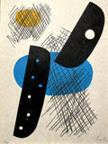 Berto Lardera, Lithographie originale, 1970