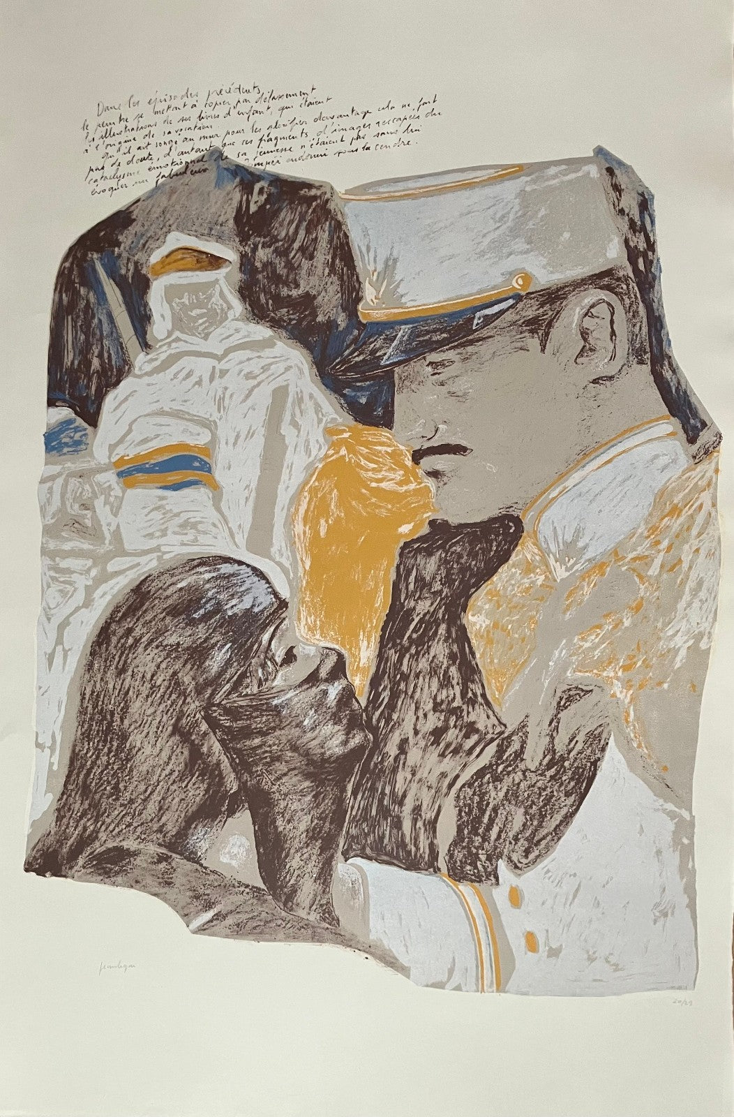 Jean Le Gac, Lithographie originale, 1980