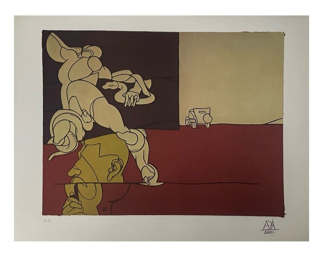 Valerio Adami, Estampe, 1979
