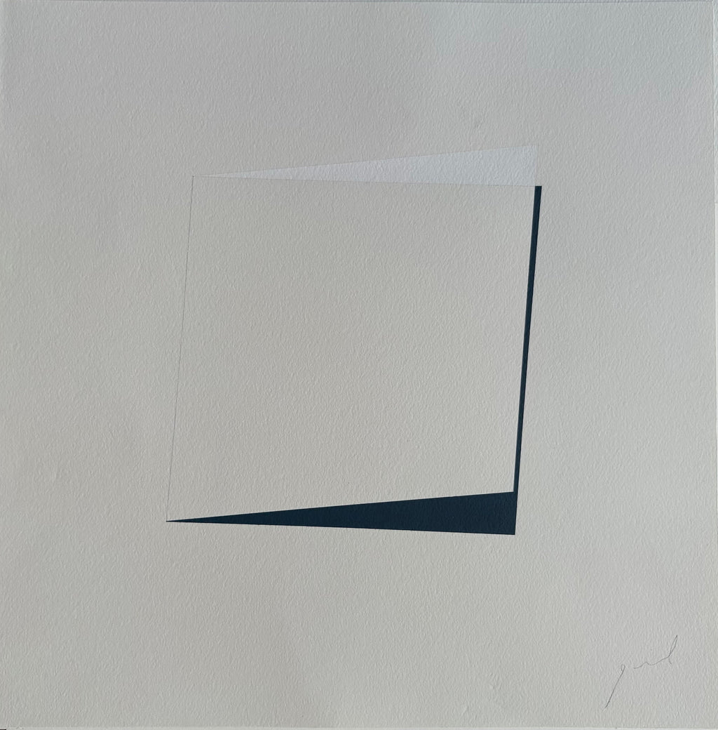 Gaël Bourmaud Triptyque de trois acrylique signées, 2013, art géométrique