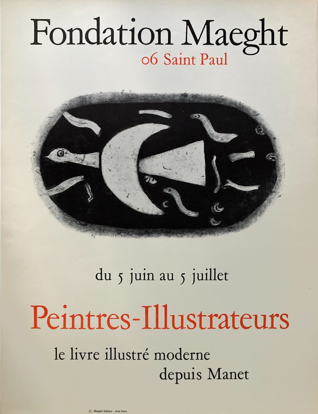 Georges Braque, Affiche originale, 1969