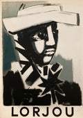 Bernard Lorjou Originallithografieplakat 1968 Nouvelle figuration