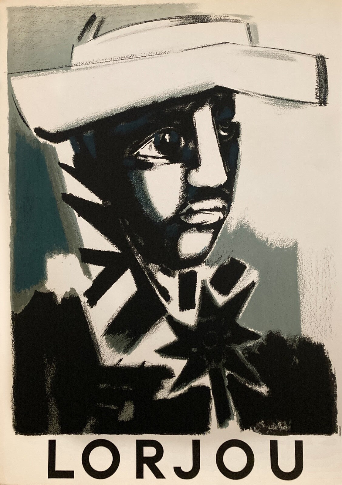 Bernard Lorjou Originallithografieplakat 1968 Nouvelle figuration