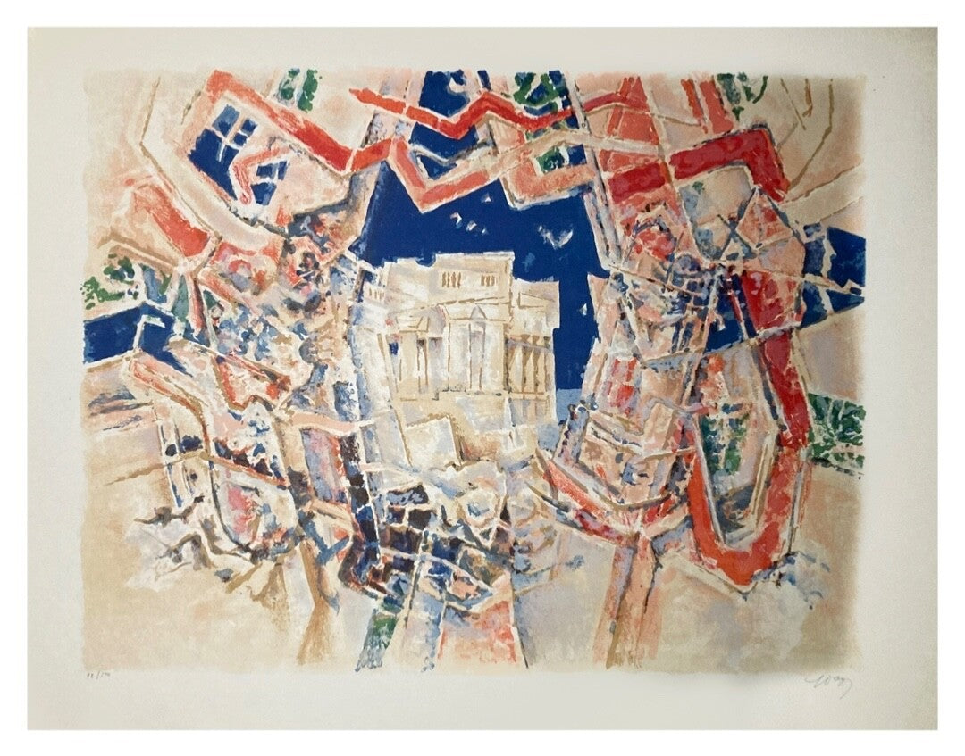 Georges Dayez, Lithographie originale, 1970