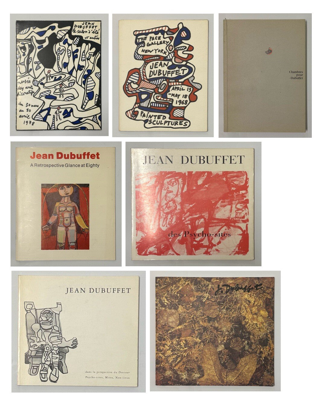 Jean Dubuffet - 28 Werke Dokumentation/Illustration/Hourloupe/Pace Gallery NY