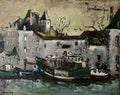 Gérard Boulfray, Huile sur panneau, 1990