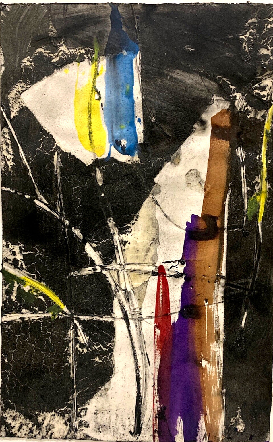 Alexander Liberman, Acrylique, 1980