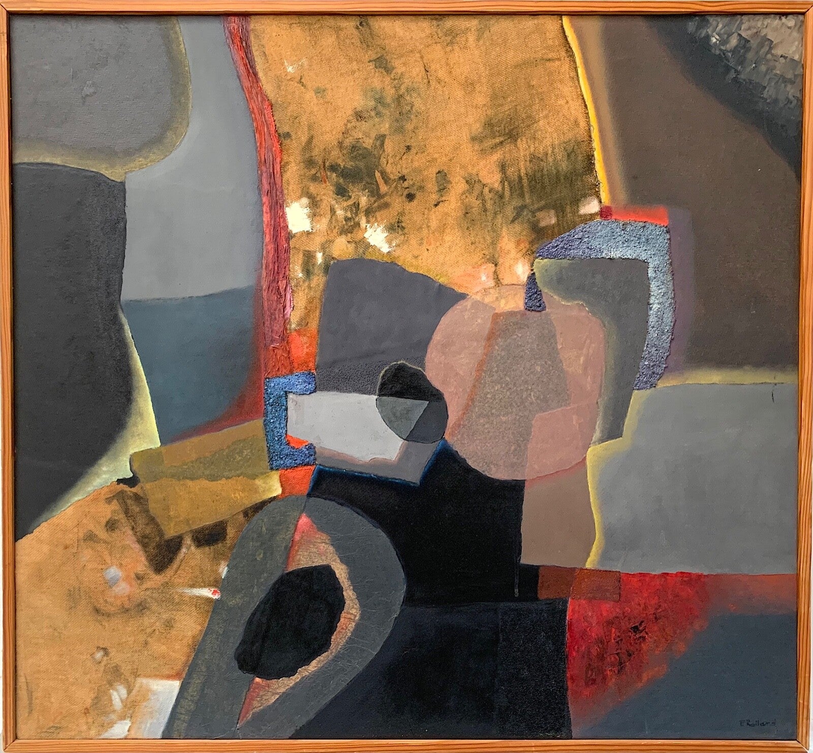 Fernand Rolland, Technique mixte, 1970