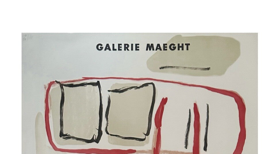 Pierre Tal-Coat, Affiche, lithographie, 1985