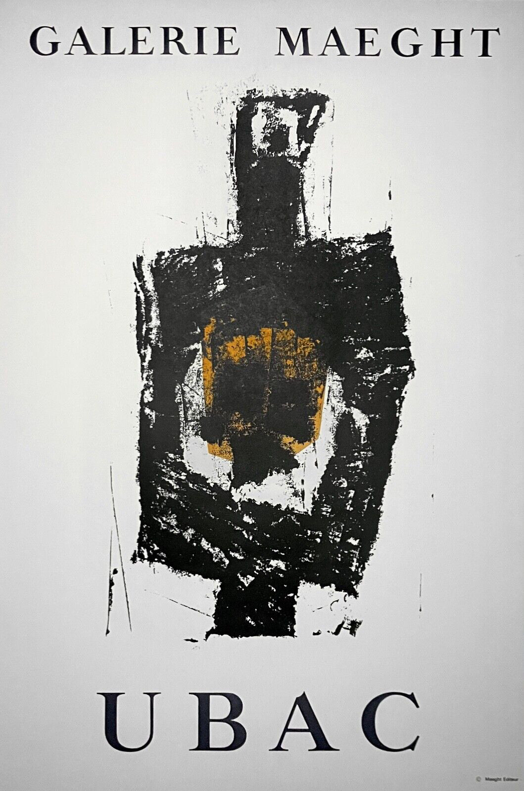 Raoul Ubac, Affiche originale, lithographie, 1958