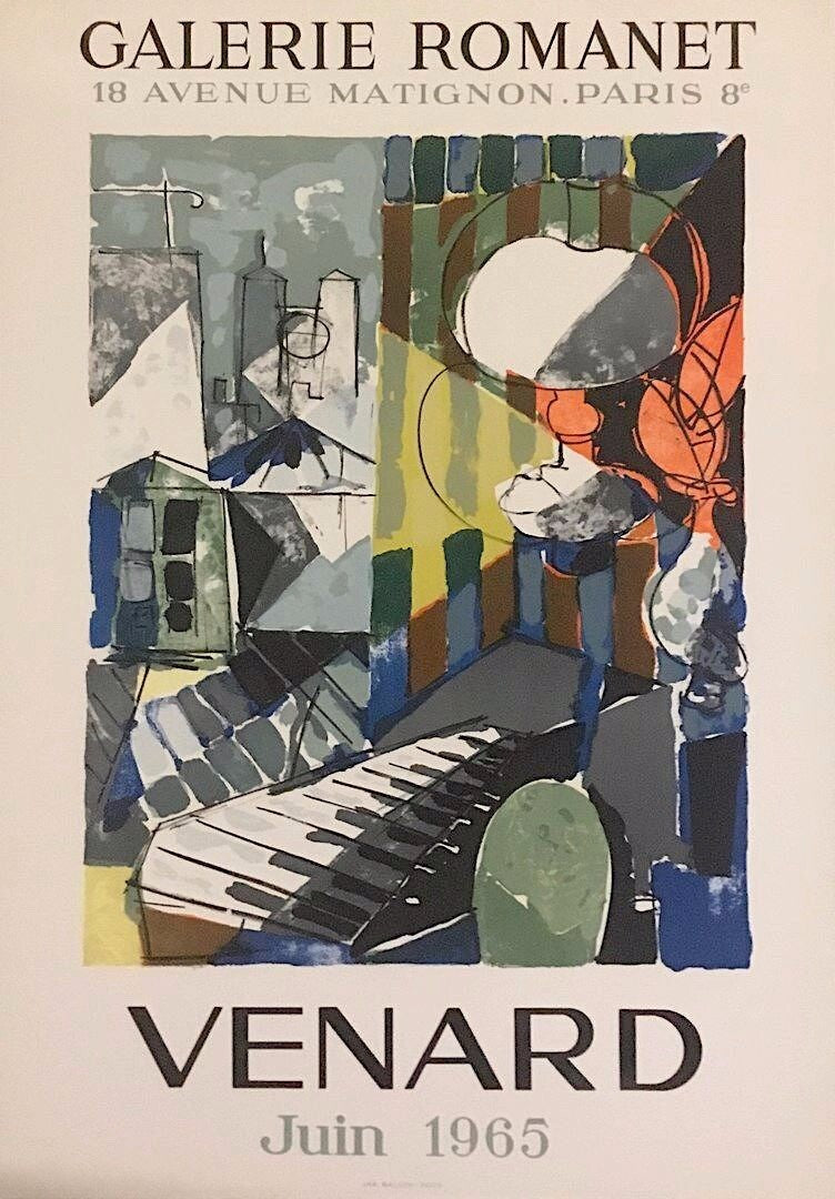 Claude Venard, Affiche, lithographie, 1965
