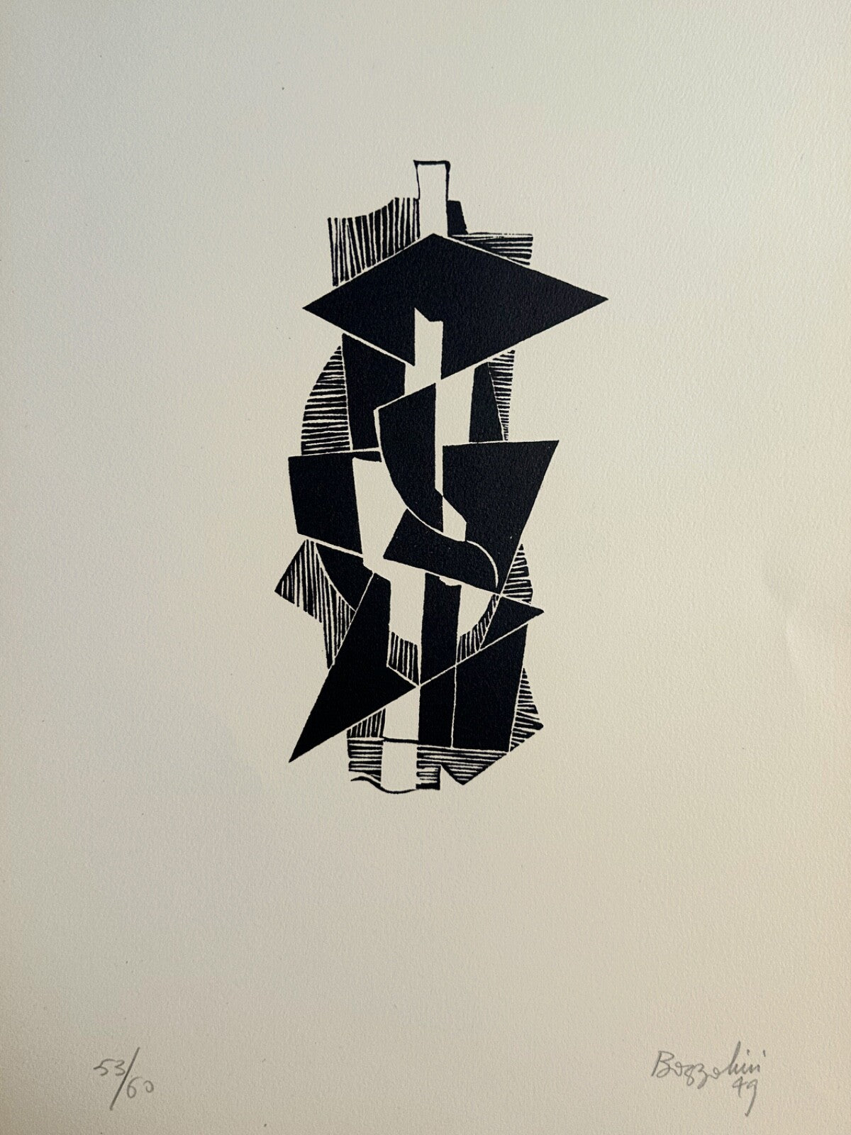 Silvano Bozzolini, Gravure originale, 1949