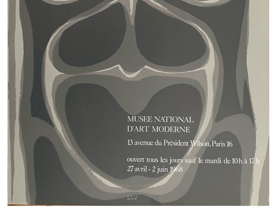 Raoul Ubac, Affiche originale, lithographie, 1968