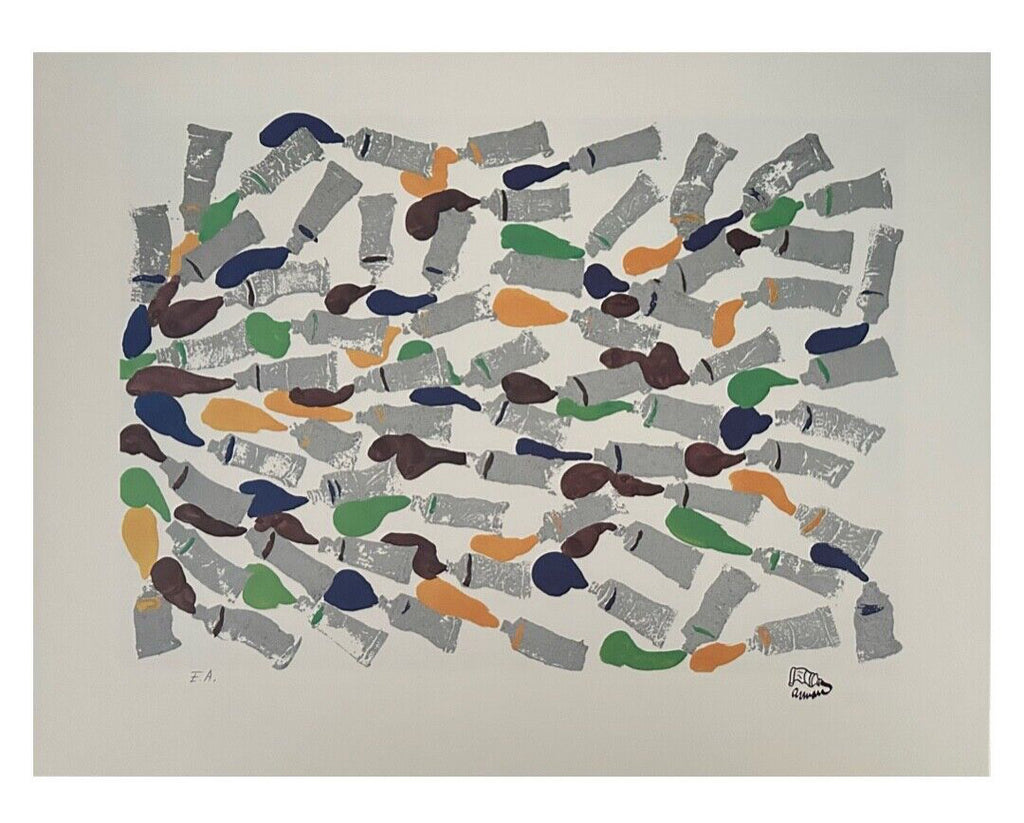 Arman, Signierter Abzug auf Velin 1979, Press Art, Basler Zeitung, Pop Art