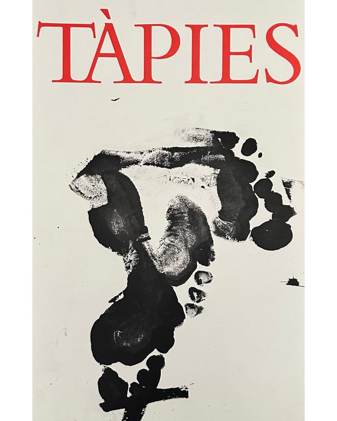 Antoni Tàpies, Affiche originale, 1971