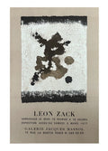Léon Zack Originalplakat 1977 Galerie Jacques Massol, Jean Clarence Lambert