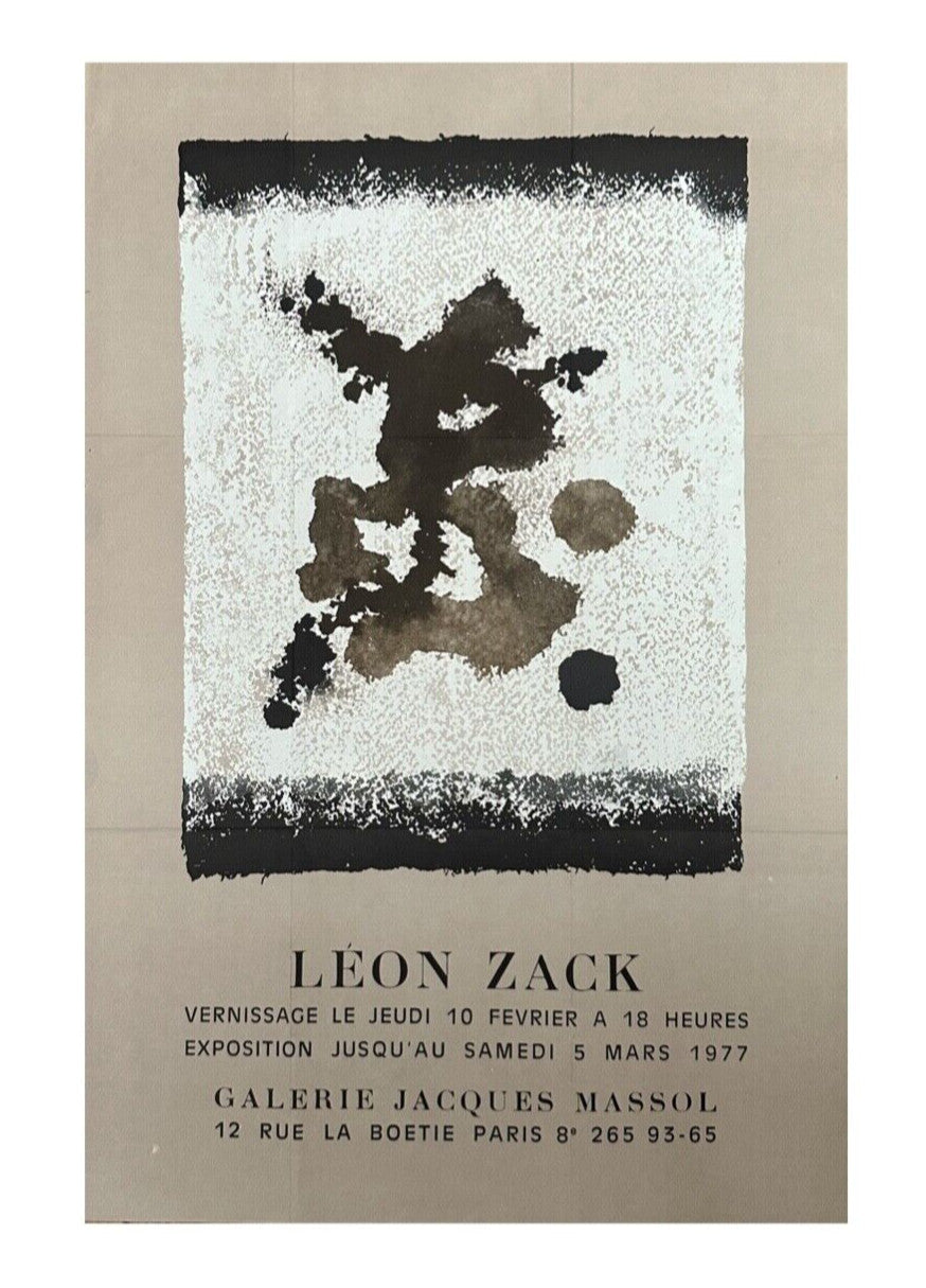 Léon Zack, Affiche originale, 1977