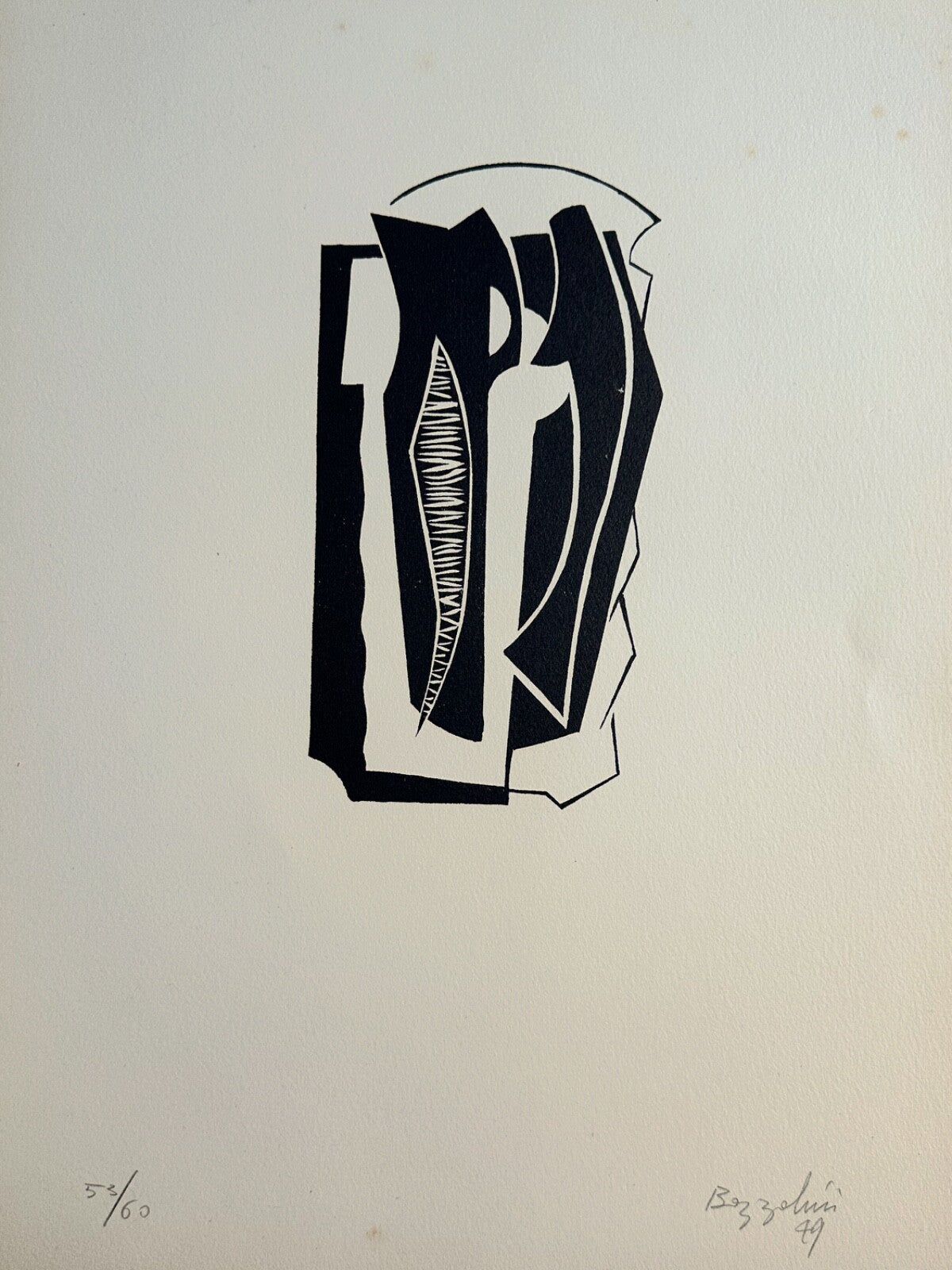 Silvano Bozzolini, Gravure originale, 1949