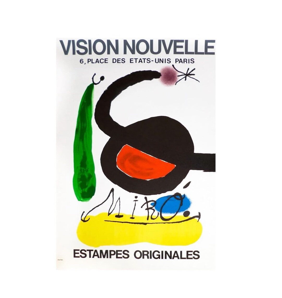 Joan Miró, Affiche originale, lithographie, 1980