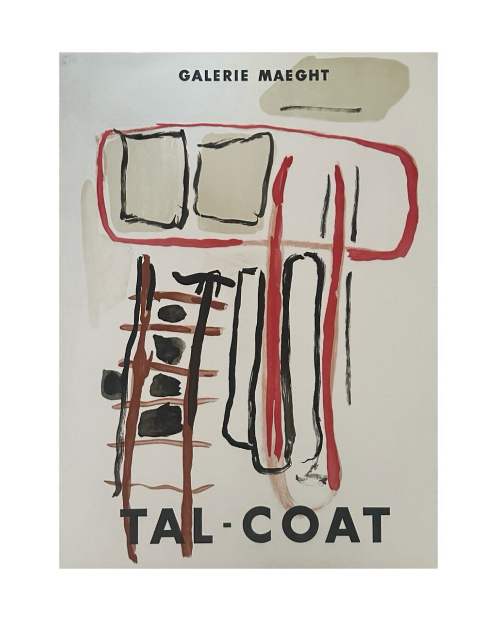 Pierre Tal-Coat, Affiche, lithographie, 1985