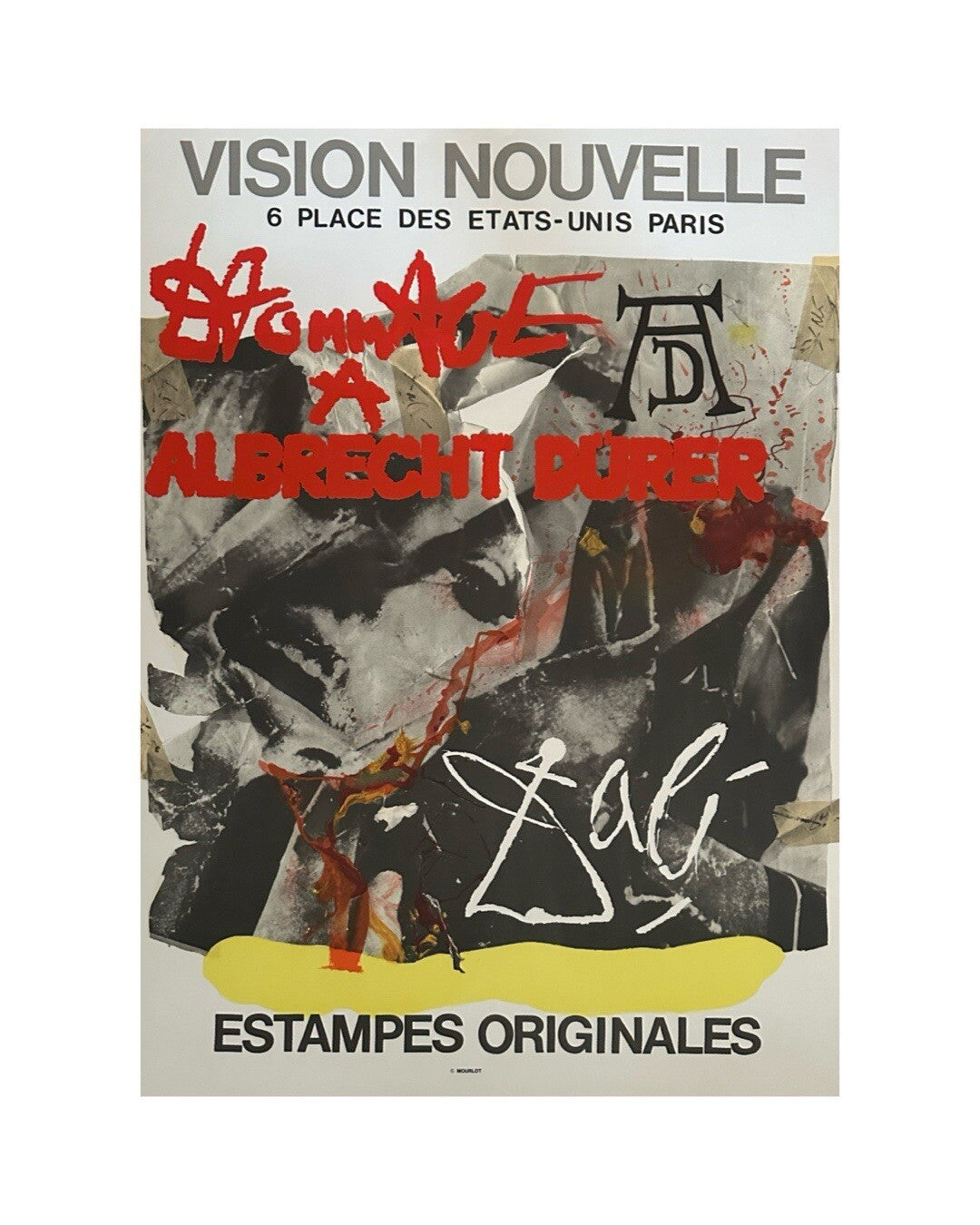 Salvador Dalí, Affiche originale, lithographie, 1970