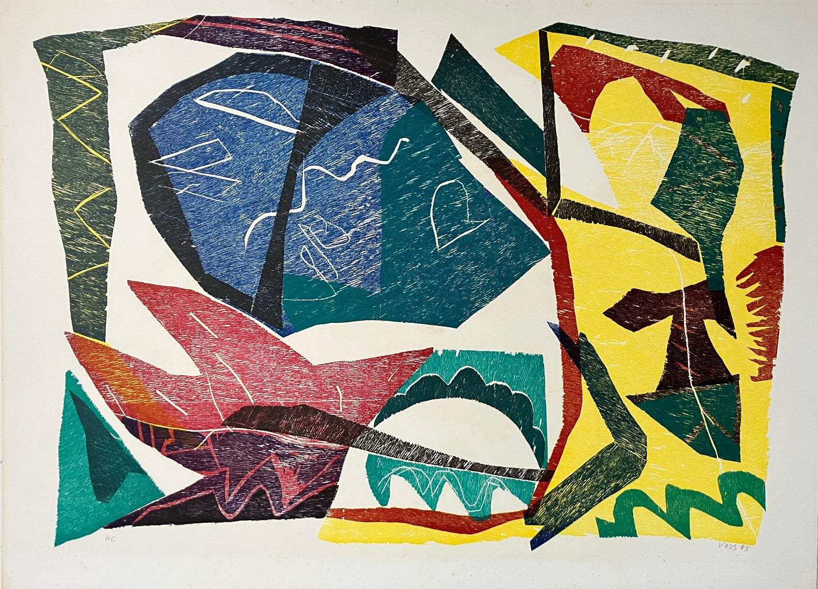 Jan Voss, Gravure originale, 1985