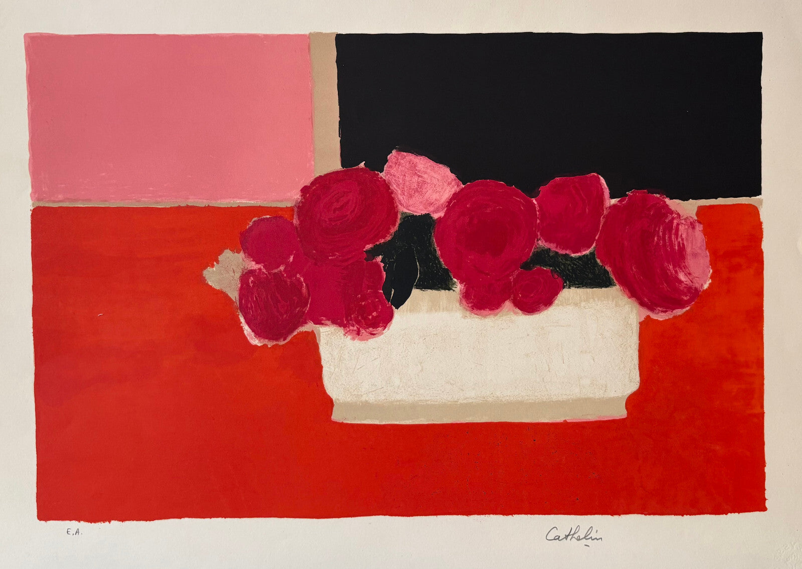 Bernard Cathelin, Lithographie