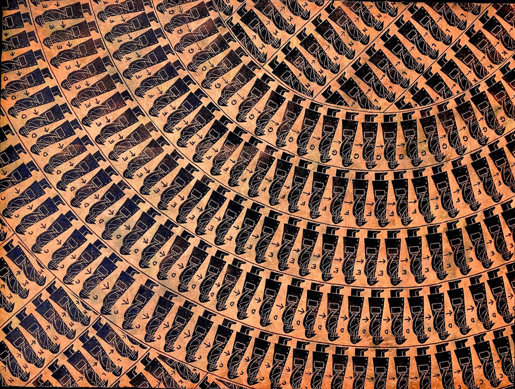 François Monchâtre, Acrylique sur toile, 1990