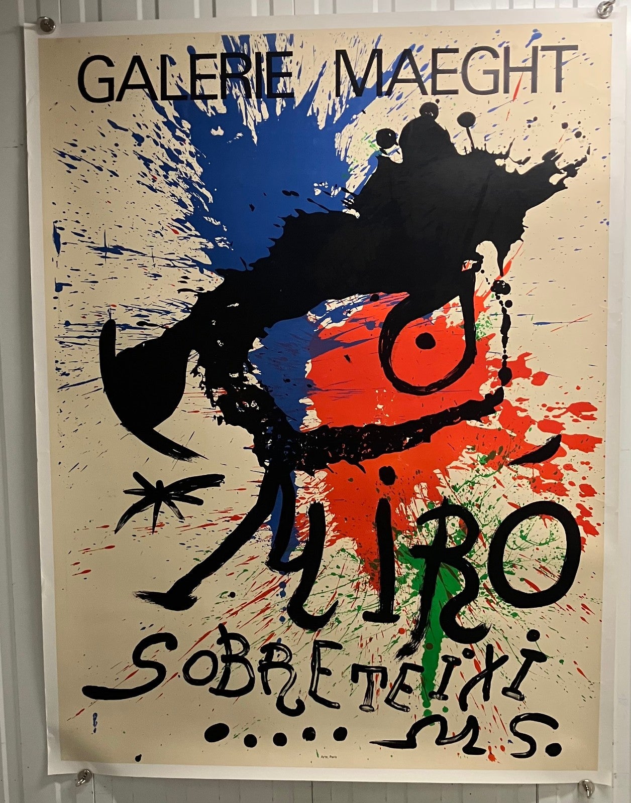 Joan Miró, Affiche originale, 1970