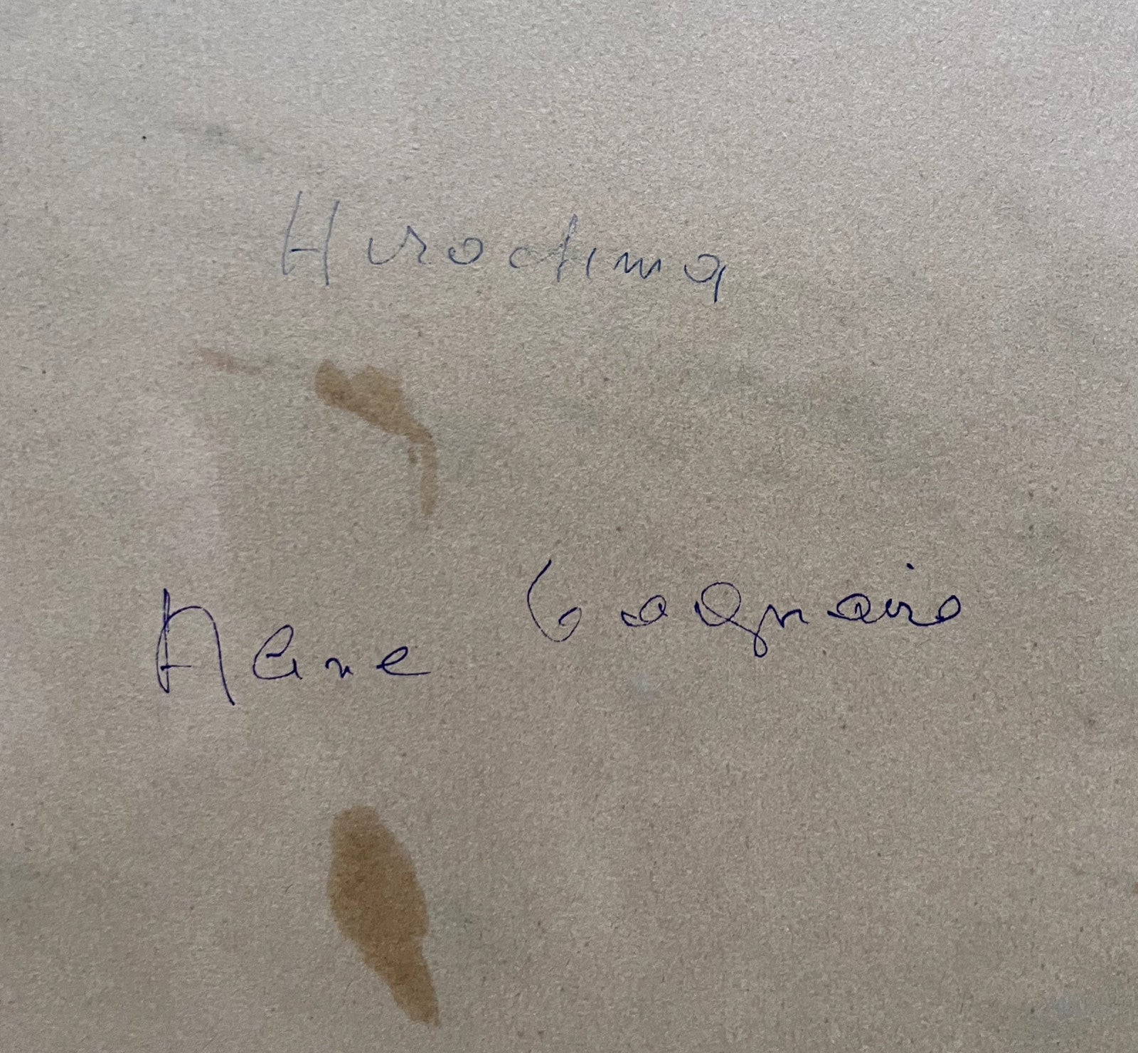 Aline Gagnaire Öl auf Papier, signiert, Surrealismus, abstrakte Kunst, Abstraktion, Kunst